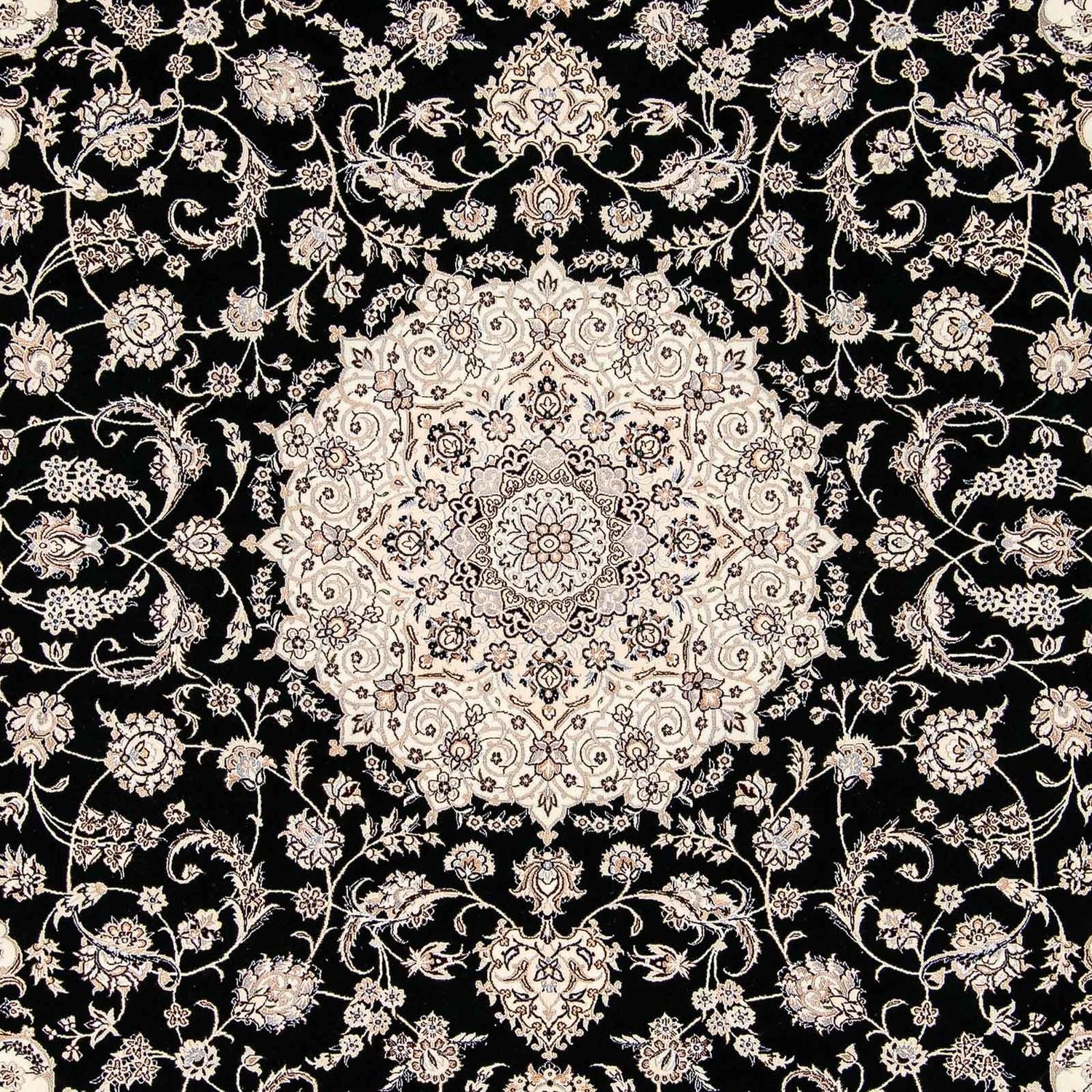 Persisk tæppe - Nain - Premium - 301 x 196 cm - beige