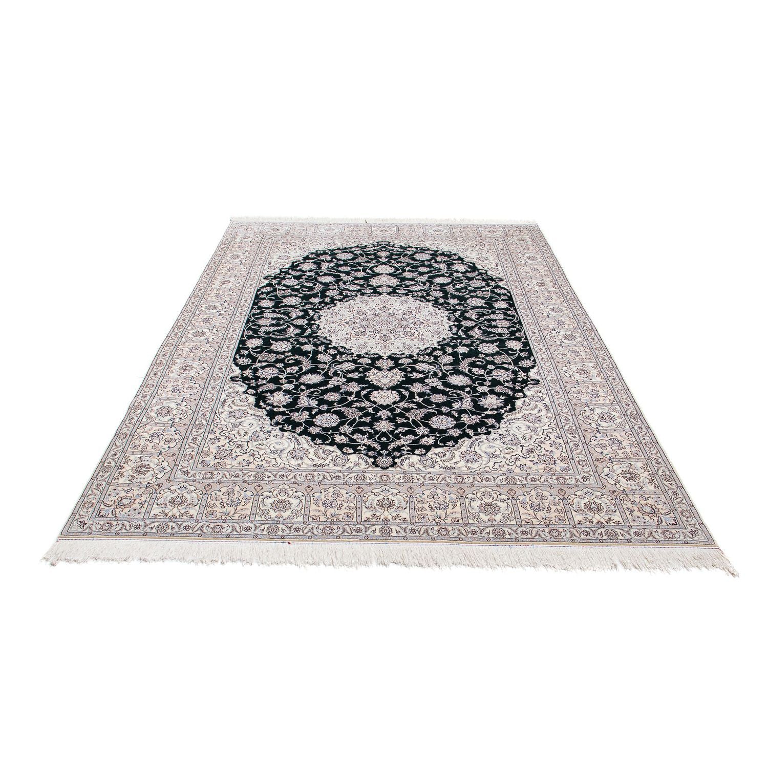 Persisk tæppe - Nain - Premium - 301 x 196 cm - beige
