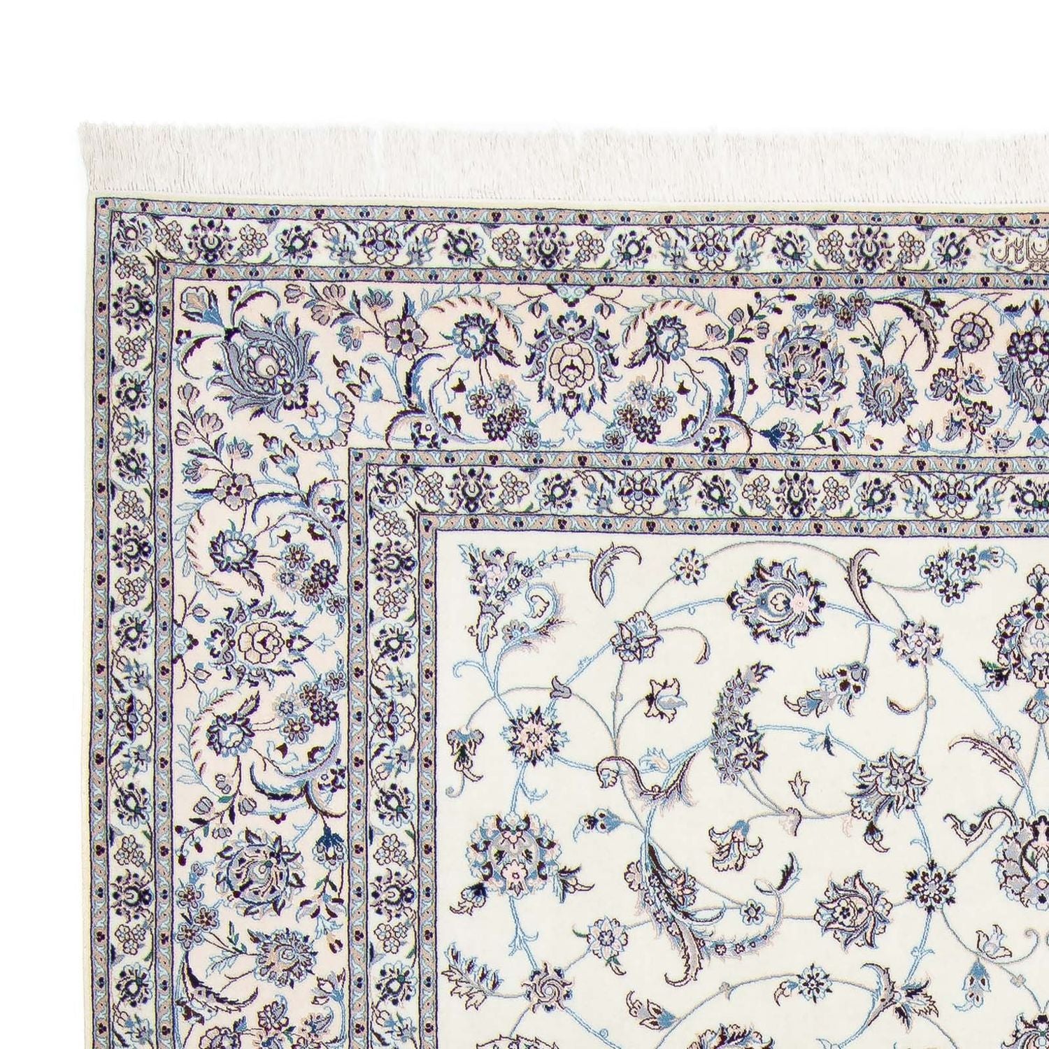 Persisk tæppe - Nain - Premium - 357 x 258 cm - beige