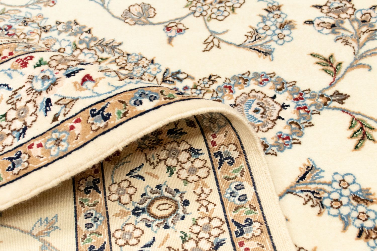 Persisk tæppe - Nain - Premium - 148 x 102 cm - beige