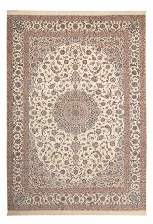 Persisk tæppe - Nain - Premium - 440 x 304 cm - brun