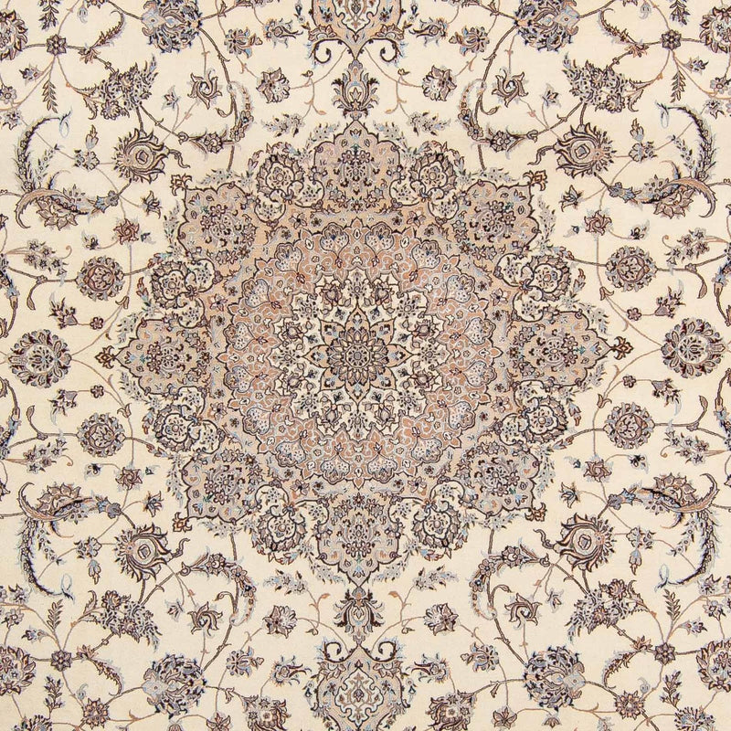 Persisk tæppe - Nain - Premium - 440 x 304 cm - brun