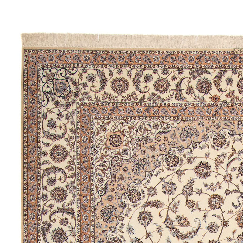 Persisk tæppe - Nain - Premium - 440 x 304 cm - brun