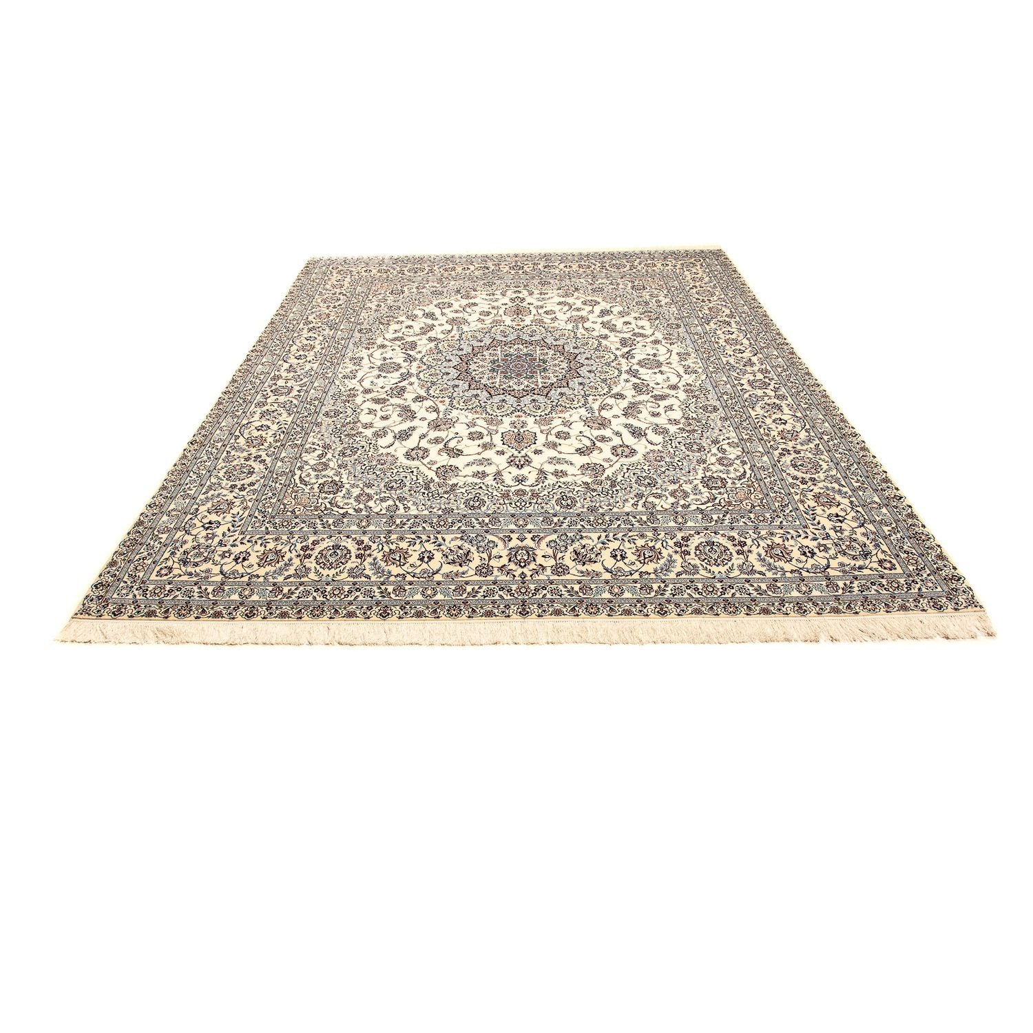 Persisk tæppe - Nain - Premium - 330 x 255 cm - beige
