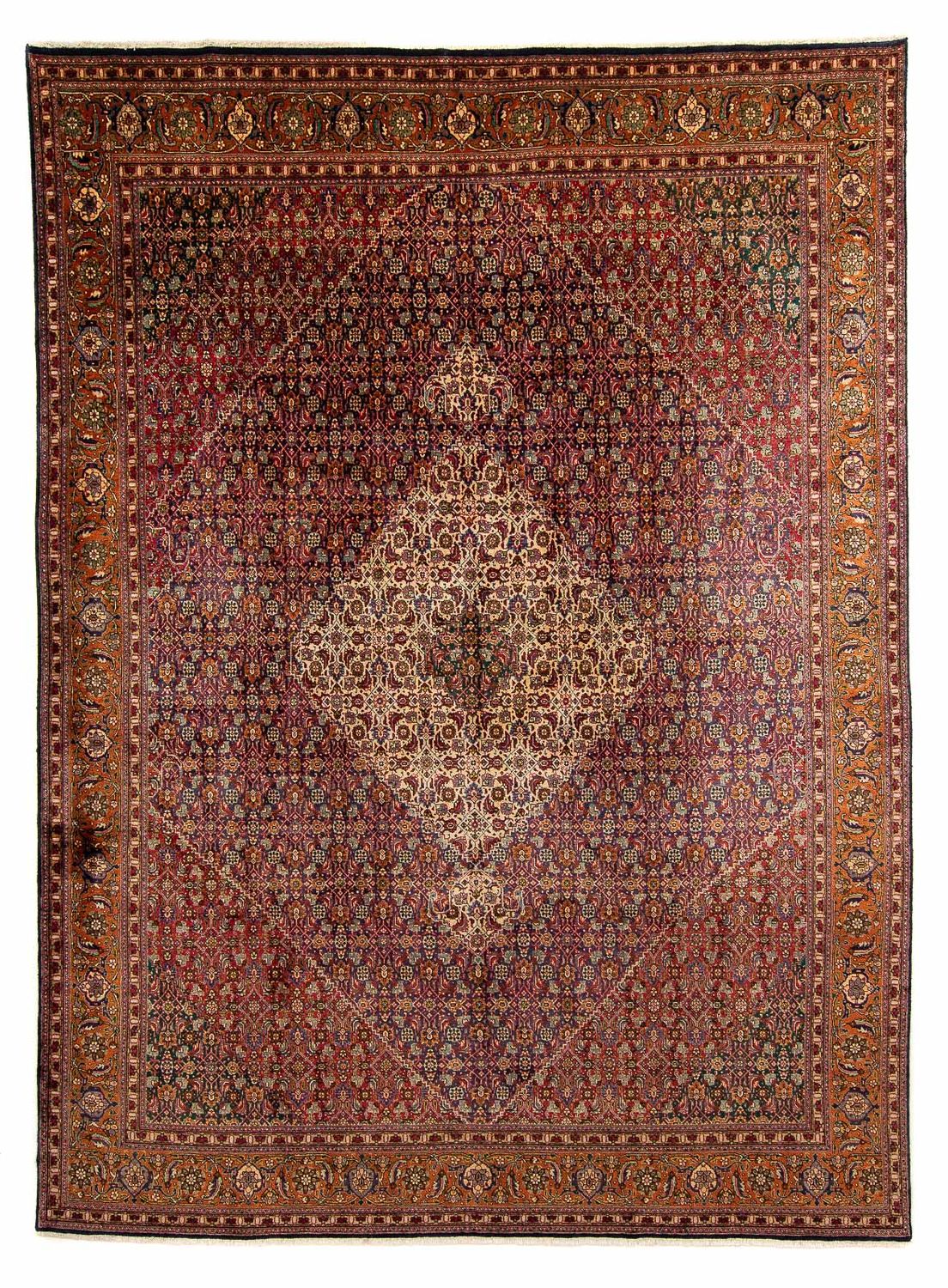 Persisk tæppe - Tabriz - 392 x 310 cm - flerfarvet