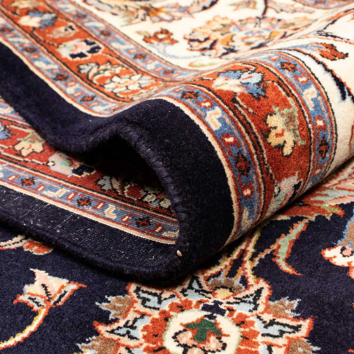 Persisk tæppe - Classic - 350 x 251 cm - mørkeblå