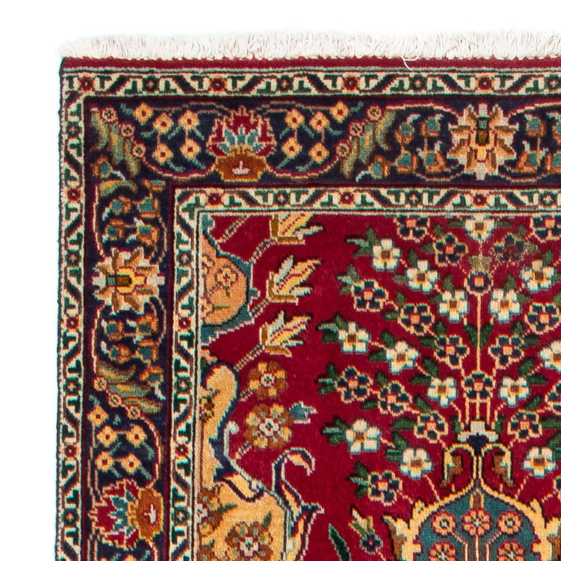 Løber Persisk tæppe - Tabriz - 400 x 105 cm - rød