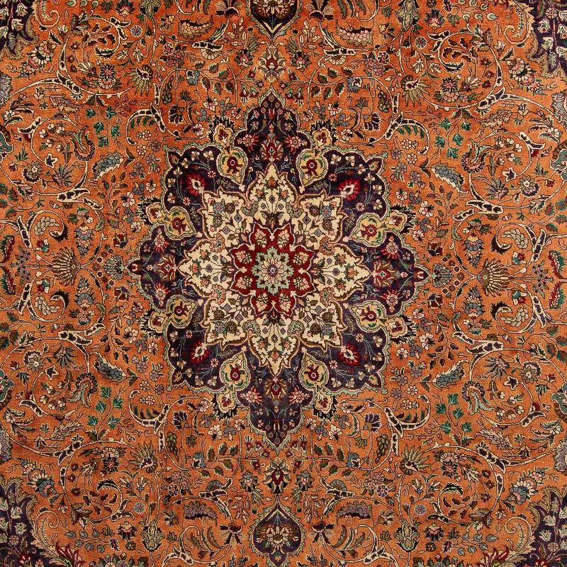 Persisk tæppe - Tabriz - 405 x 308 cm - rust