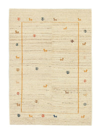Gabbeh-tæppe - Persisk - 143 x 97 cm - beige