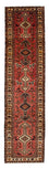 Løber Persisk tæppe - Nomadisk - 400 x 100 cm - lysrød