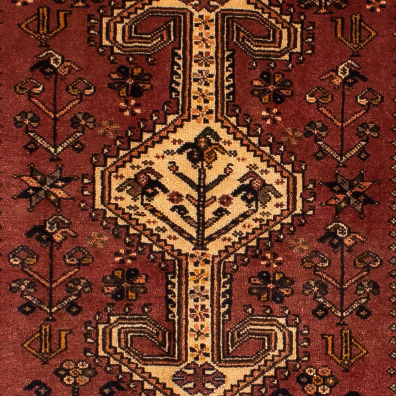 Løber Persisk tæppe - Nomadisk - 394 x 93 cm - brun