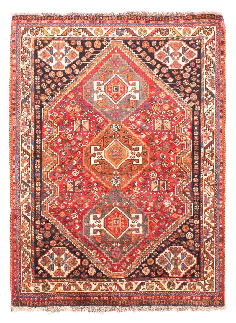 Persisk tæppe - Nomadisk - 155 x 112 cm - rød