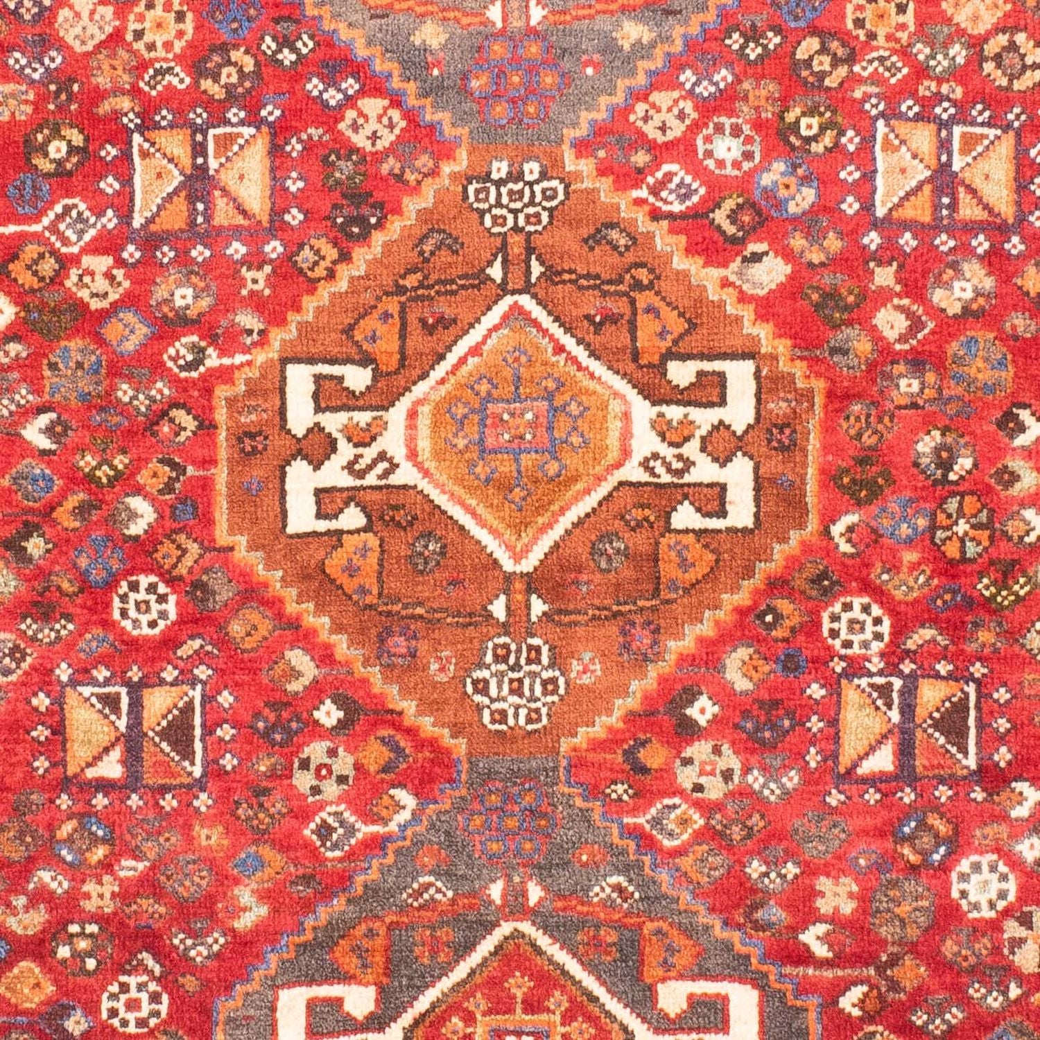 Persisk tæppe - Nomadisk - 155 x 112 cm - rød