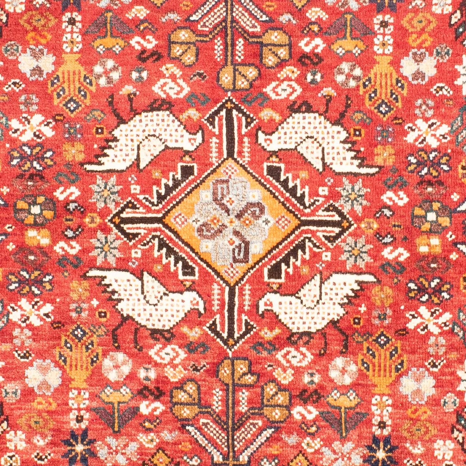 Persisk tæppe - Nomadisk - 154 x 110 cm - rød