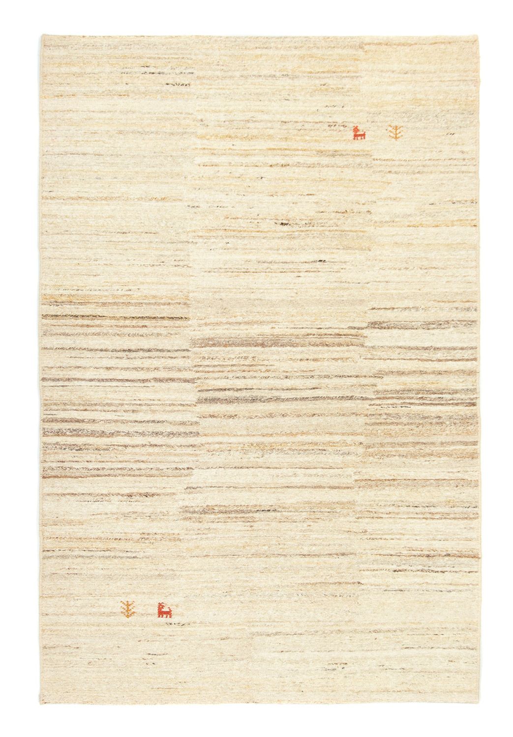 Gabbeh-tæppe - Persisk - 180 x 117 cm - beige