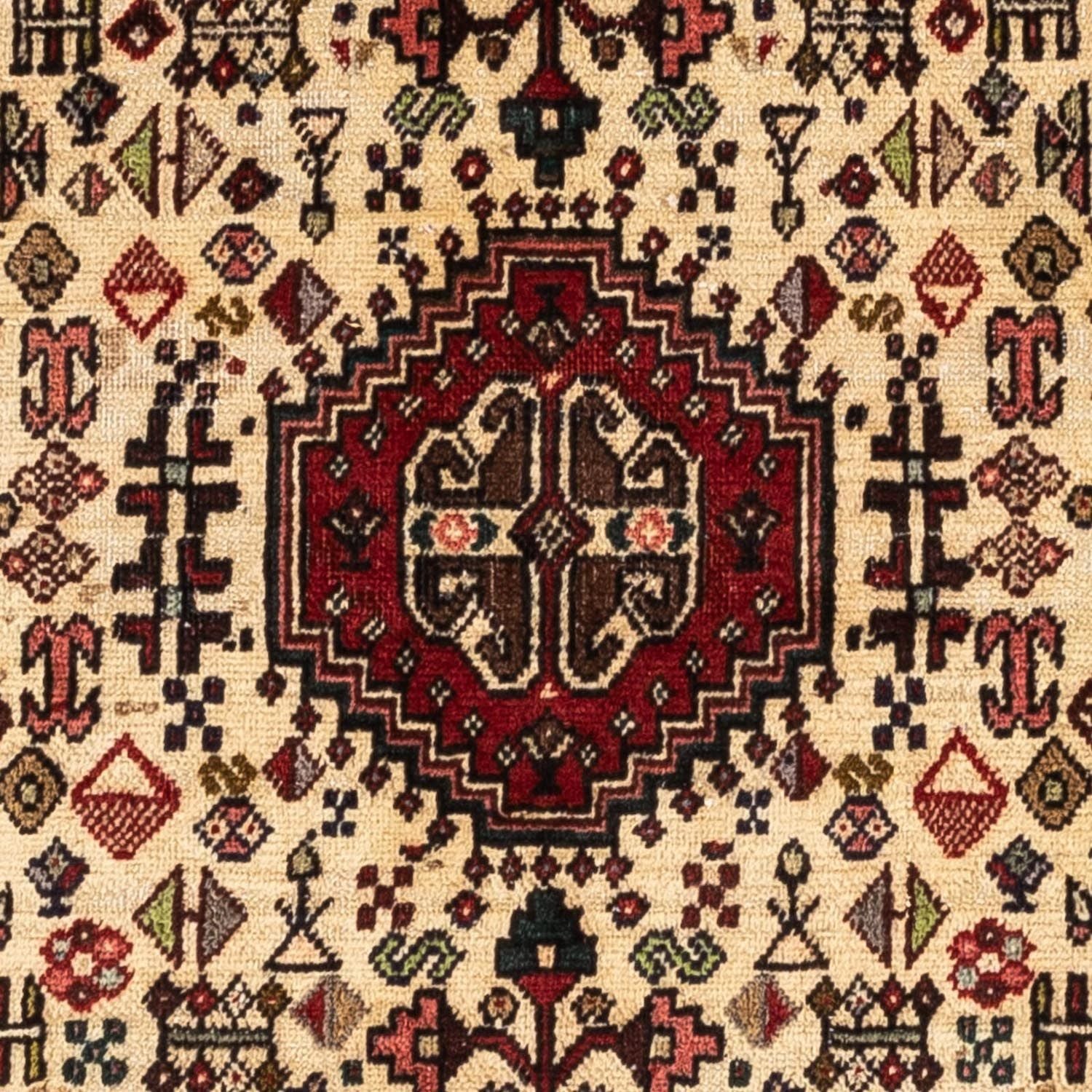 Persisk tæppe - Nomadisk - 153 x 106 cm - beige