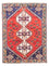 Persisk tæppe - Nomadisk - 145 x 110 cm - mørkerød