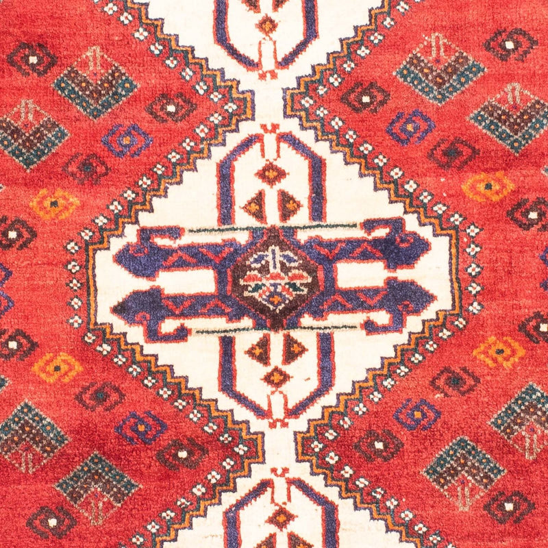 Persisk tæppe - Nomadisk - 145 x 110 cm - mørkerød