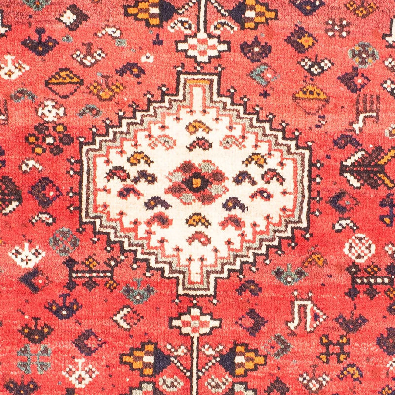 Persisk tæppe - Nomadisk - 144 x 115 cm - lysrød