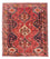 Persisk tæppe - Nomadisk - 145 x 120 cm - mørkerød