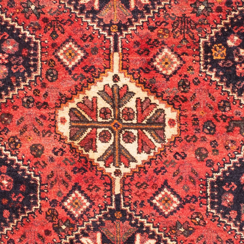 Persisk tæppe - Nomadisk - 145 x 120 cm - mørkerød