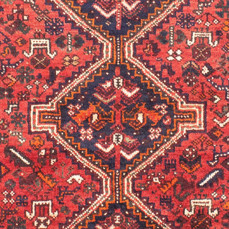 Persisk tæppe - Nomadisk - 187 x 125 cm - mørkerød
