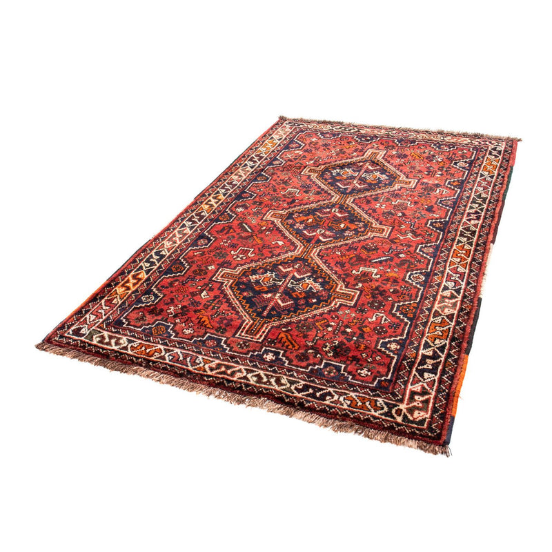 Persisk tæppe - Nomadisk - 187 x 125 cm - mørkerød