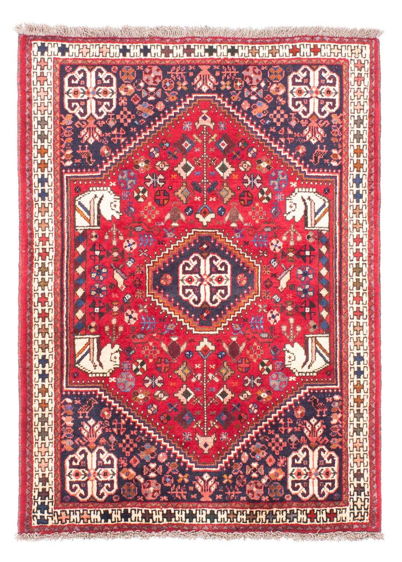 Persisk tæppe - Nomadisk - 147 x 106 cm - rød