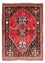 Persisk tæppe - Nomadisk - 174 x 124 cm - mørkerød