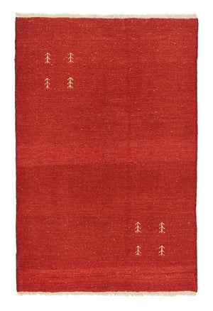 Gabbeh-tæppe - Persisk - 185 x 121 cm - rød