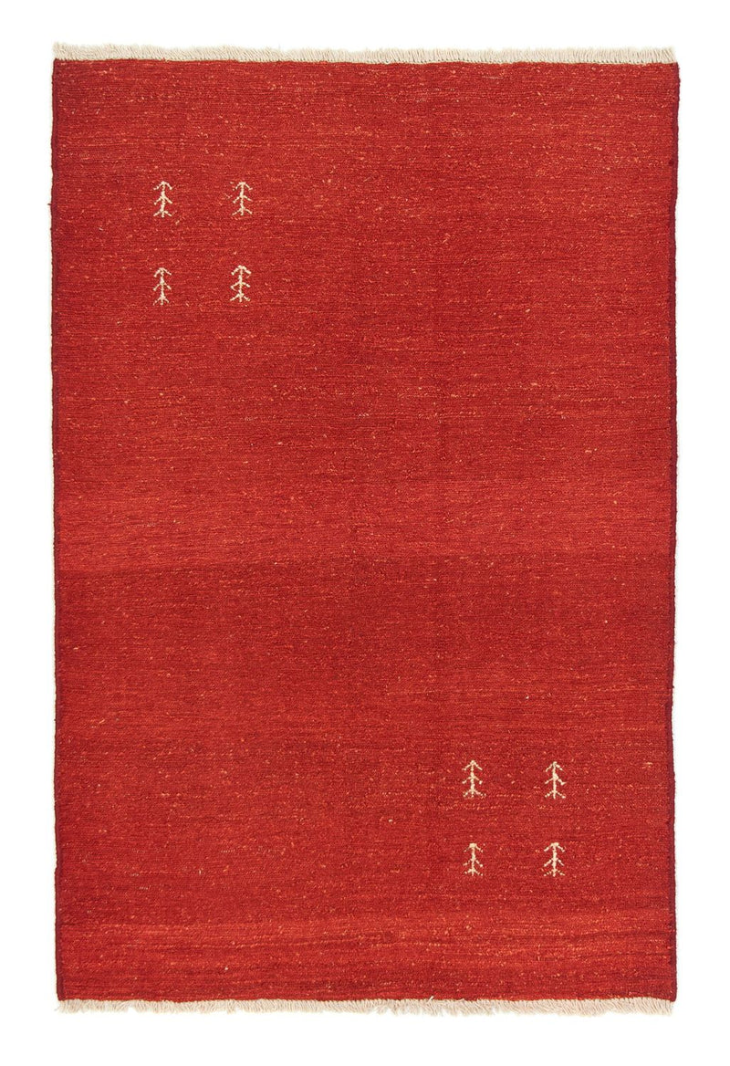 Gabbeh-tæppe - Persisk - 185 x 121 cm - rød