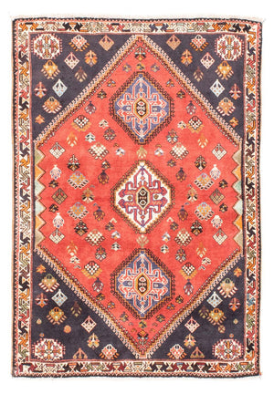 Persisk tæppe - Nomadisk - 157 x 115 cm - lysrød