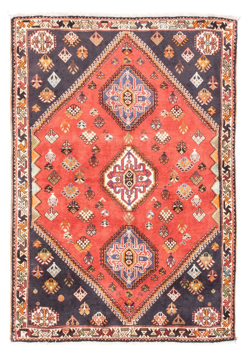 Persisk tæppe - Nomadisk - 157 x 115 cm - lysrød