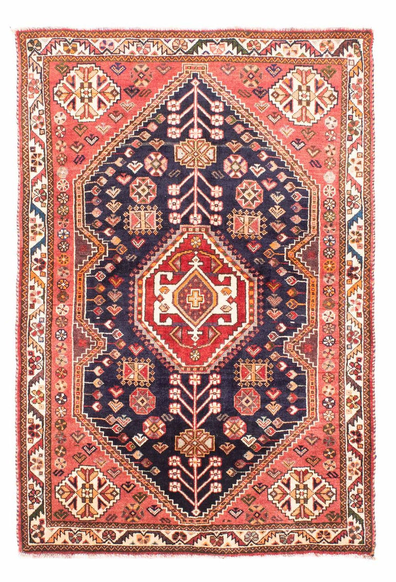 Persisk tæppe - Nomadisk - 160 x 105 cm - mørkeblå