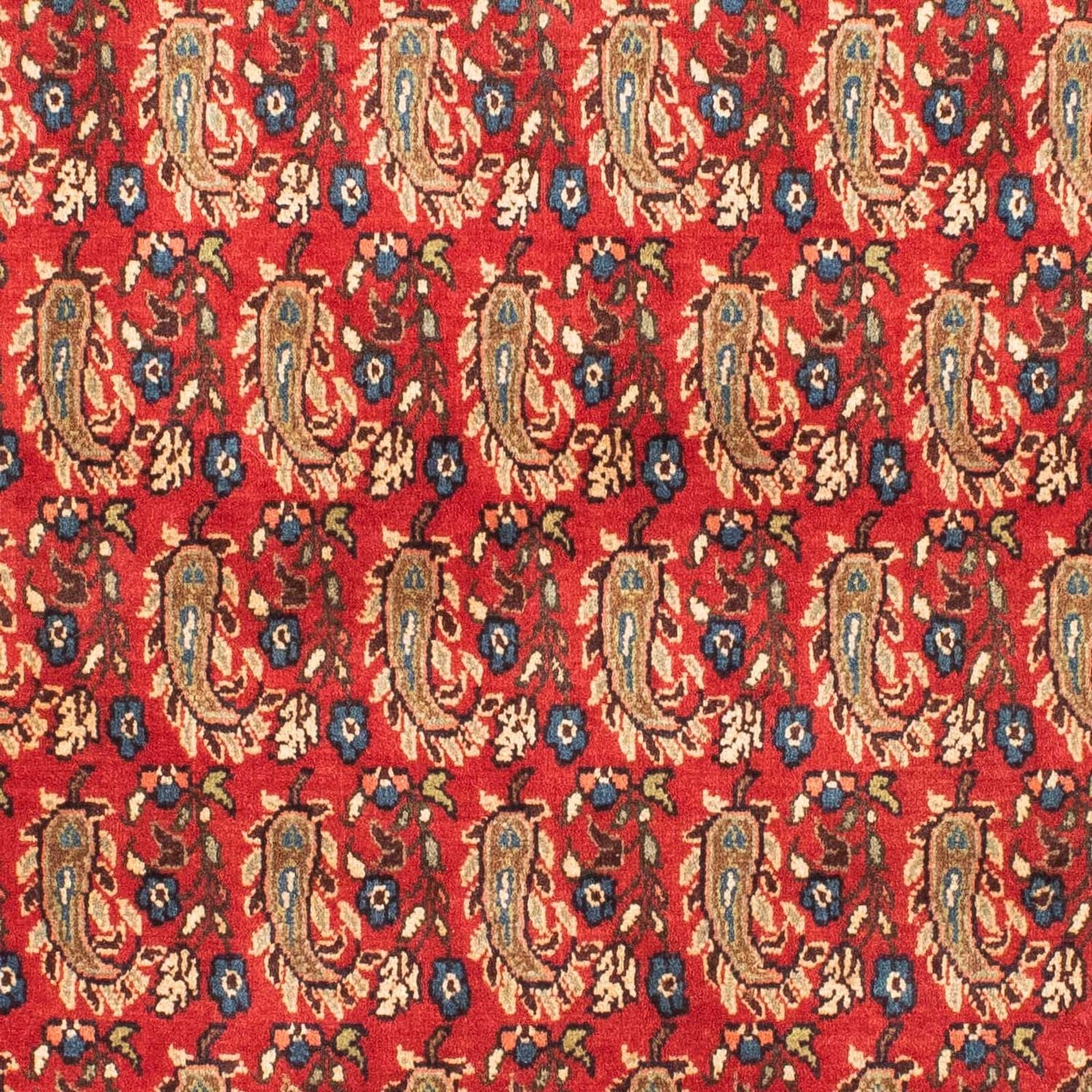 Persisk tæppe - Nomadisk - 160 x 110 cm - mørkerød