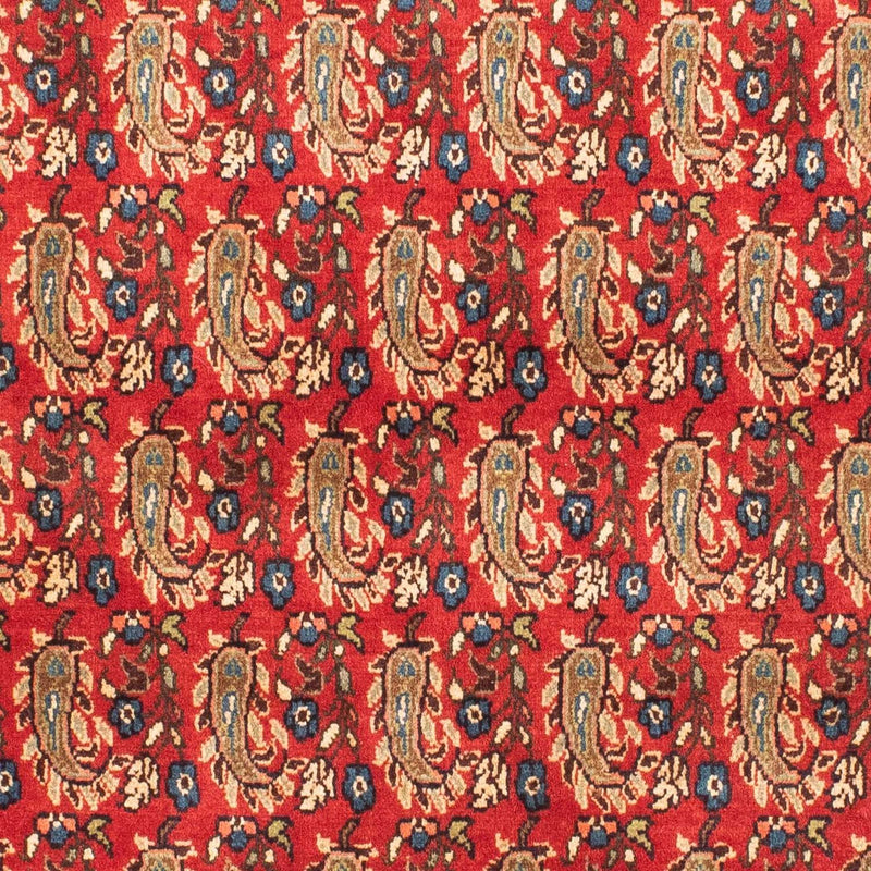 Persisk tæppe - Nomadisk - 160 x 110 cm - mørkerød
