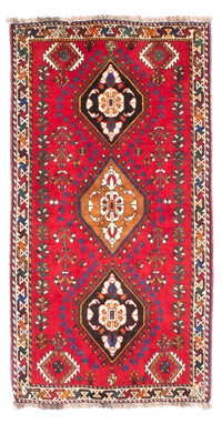 Persisk tæppe - Nomadisk - 157 x 83 cm - mørkerød