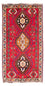 Persisk tæppe - Nomadisk - 157 x 83 cm - mørkerød