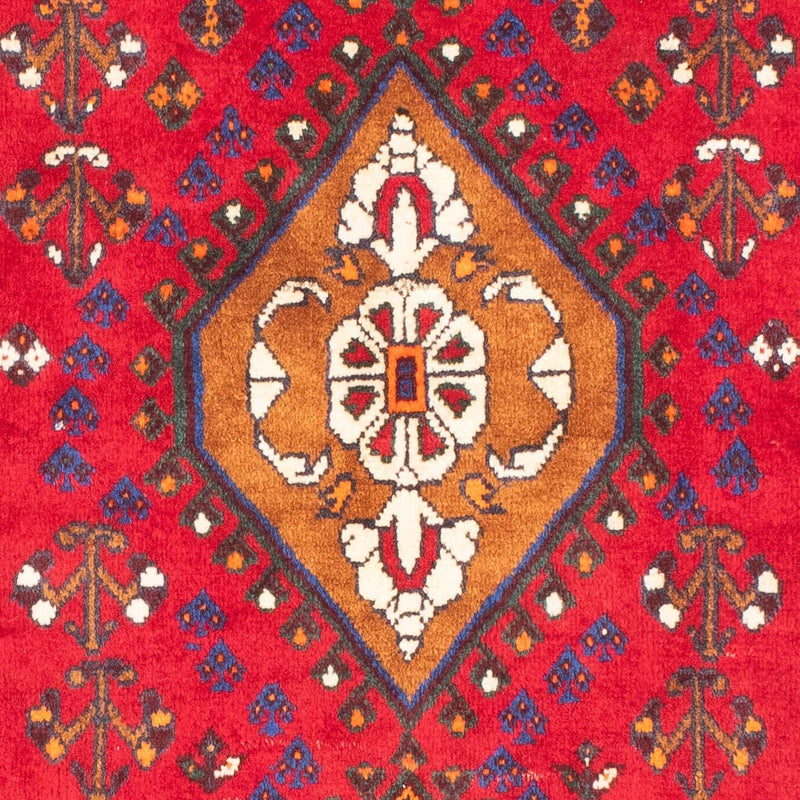 Persisk tæppe - Nomadisk - 157 x 83 cm - mørkerød