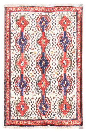 Persisk tæppe - Nomadisk - 150 x 100 cm - beige