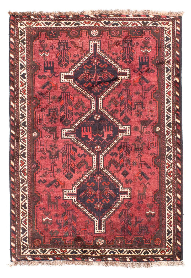 Persisk tæppe - Nomadisk - 160 x 112 cm - rød