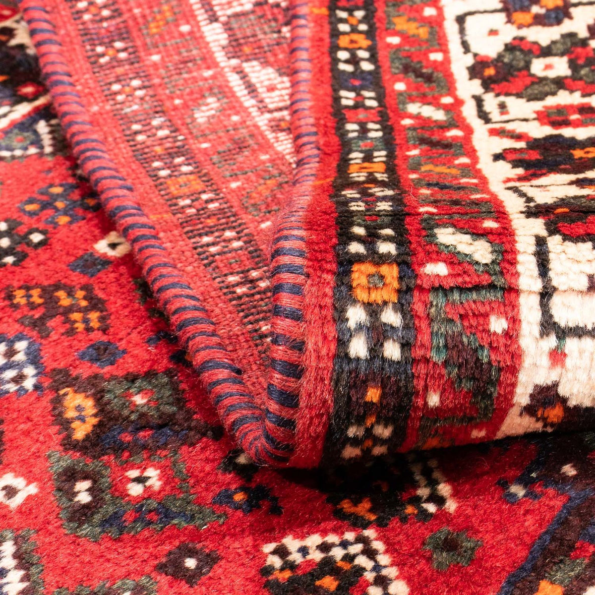 Persisk tæppe - Nomadisk - 155 x 110 cm - rød