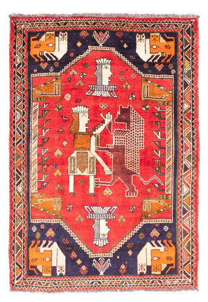 Persisk tæppe - Nomadisk - 172 x 130 cm - rød