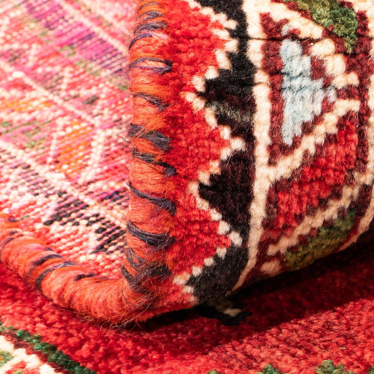 Persisk tæppe - Nomadisk - 172 x 130 cm - rød