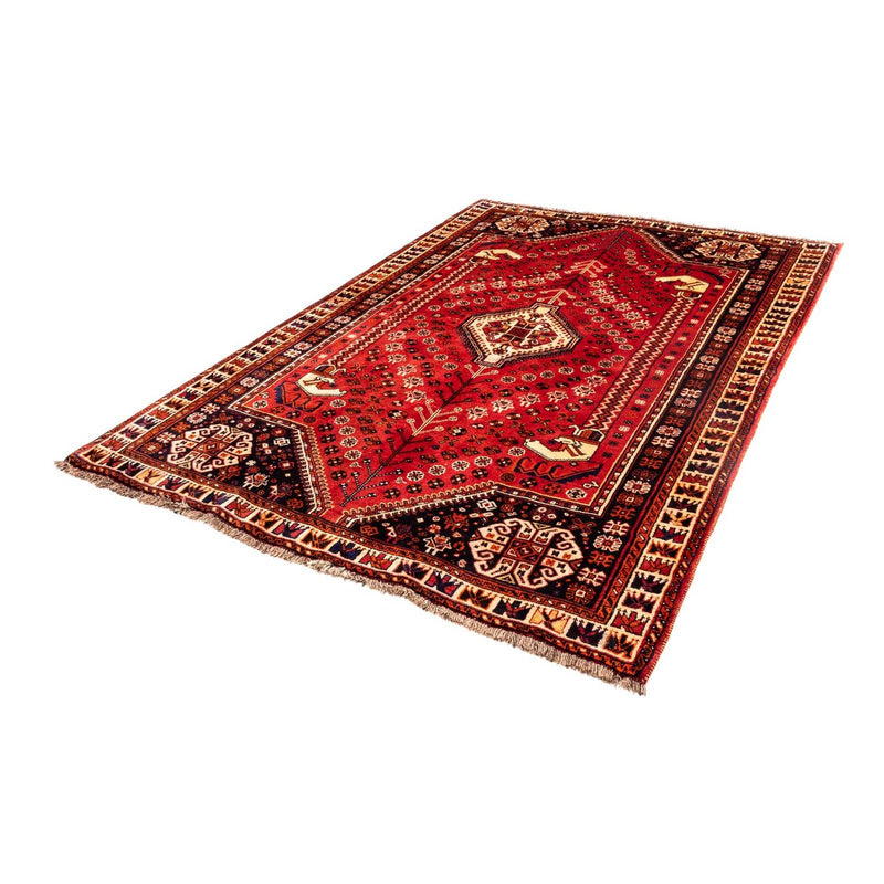 Persisk tæppe - Nomadisk - 240 x 170 cm - mørkerød