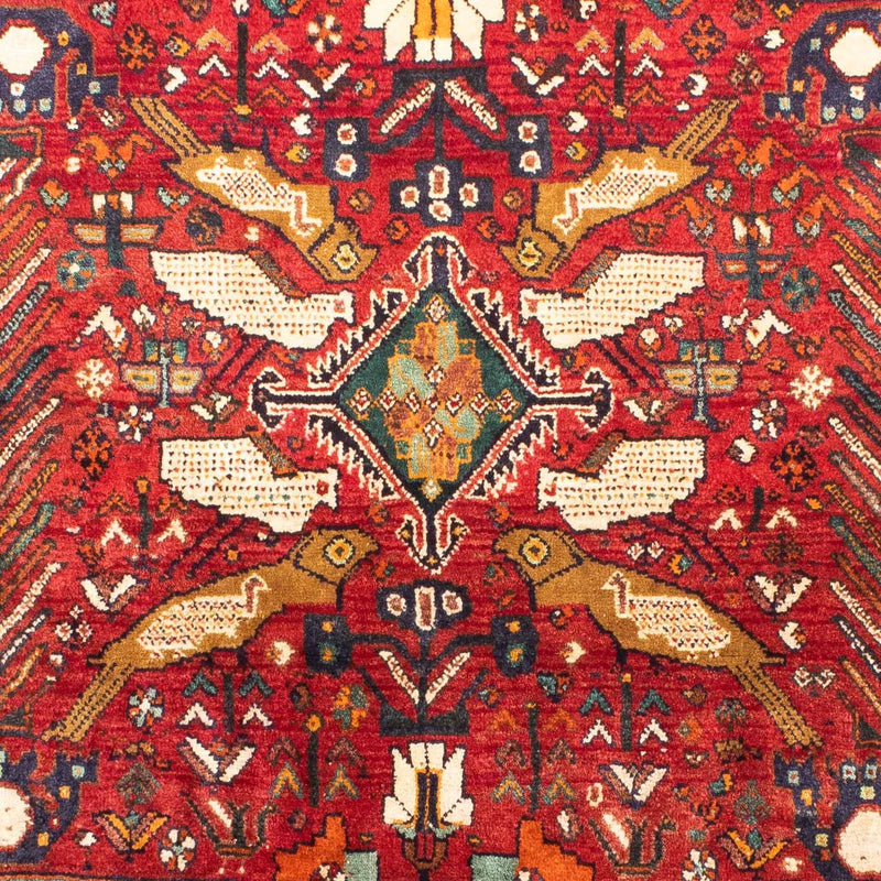 Persisk tæppe - Nomadisk - 170 x 130 cm - mørkerød