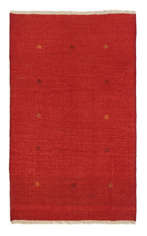 Gabbeh-tæppe - Persisk - 196 x 120 cm - rød