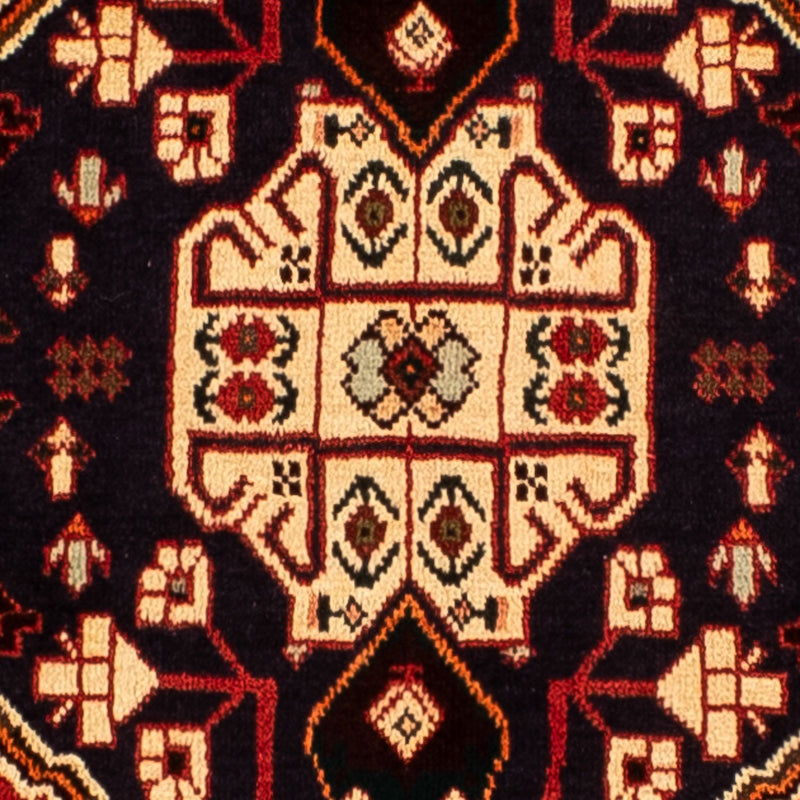 Persisk tæppe - Nomadisk - 290 x 208 cm - mørkerød