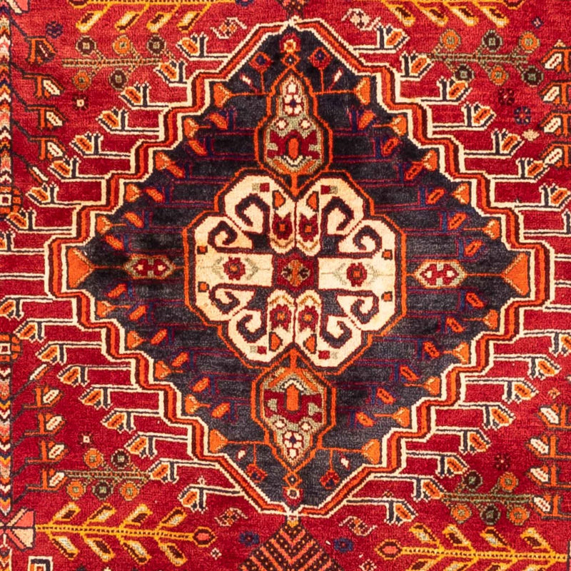 Persisk tæppe - Nomadisk - 258 x 165 cm - mørkerød