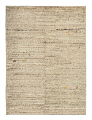 Gabbeh-tæppe - Persisk - 198 x 138 cm - beige